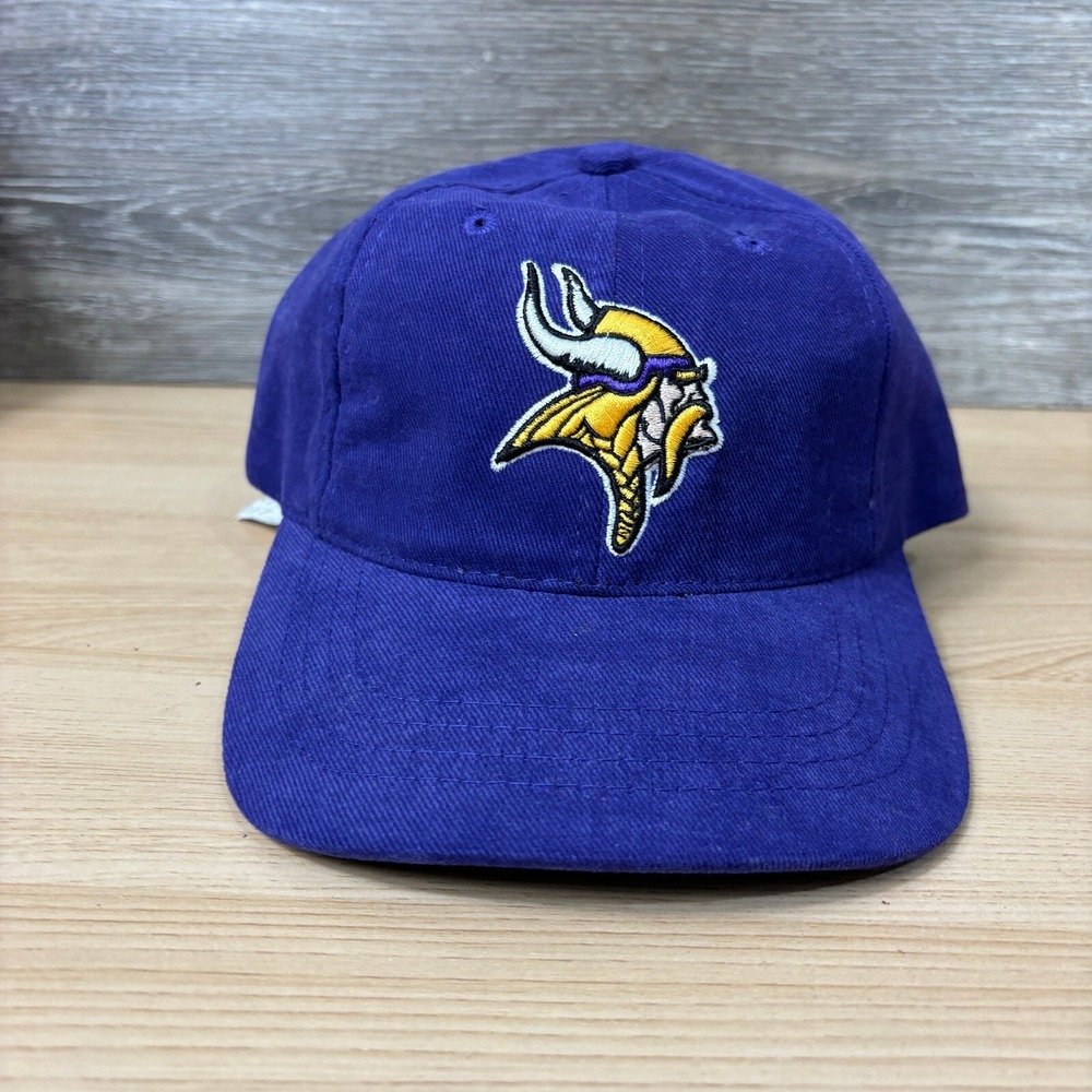 Vintage Minnesota Vikings Hat Cap‎ Strap Back NFL Football Logo Athletic NWT